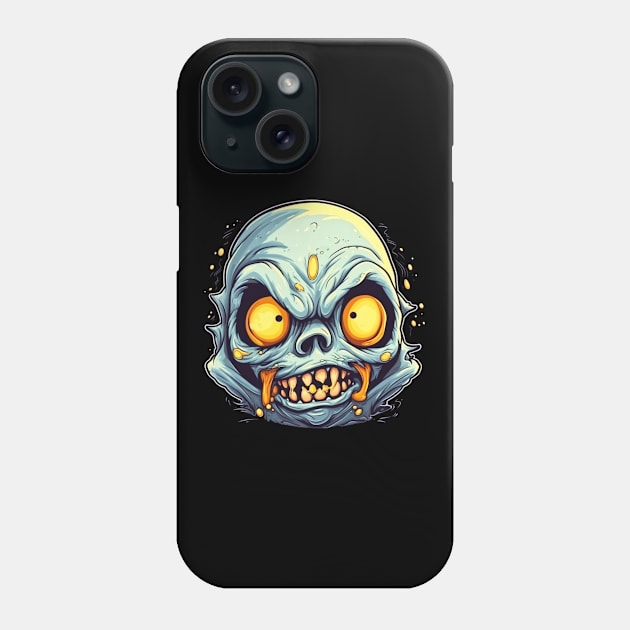 Eerie Halloween Ghoul Art Phone Case by Captain Peter Designs