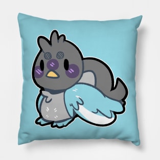 pride birb- Demiboy Variant Pillow