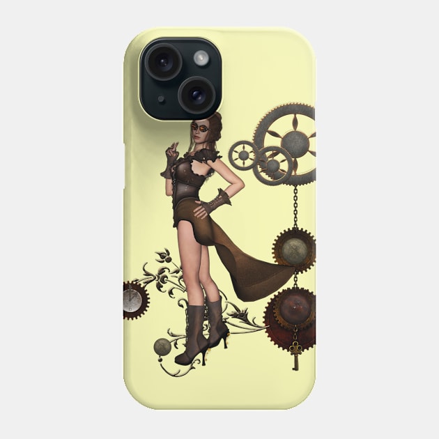 Wonderful steampunk lady Phone Case by Nicky2342