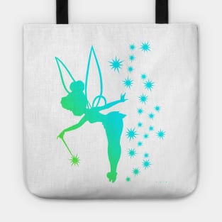 Tinkerbell Ombre Sillhouette Tote