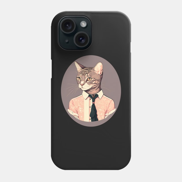 Preppy Cat Phone Case by TheJadeCat