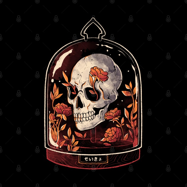 Skull Dome - Cute Flowers Death Gift by eduely