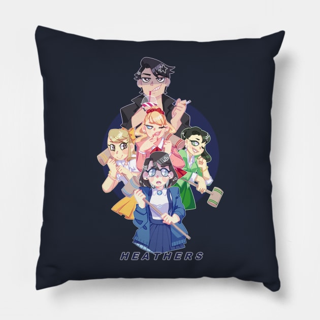 Heathers Heathers Pillow by AshieBaby