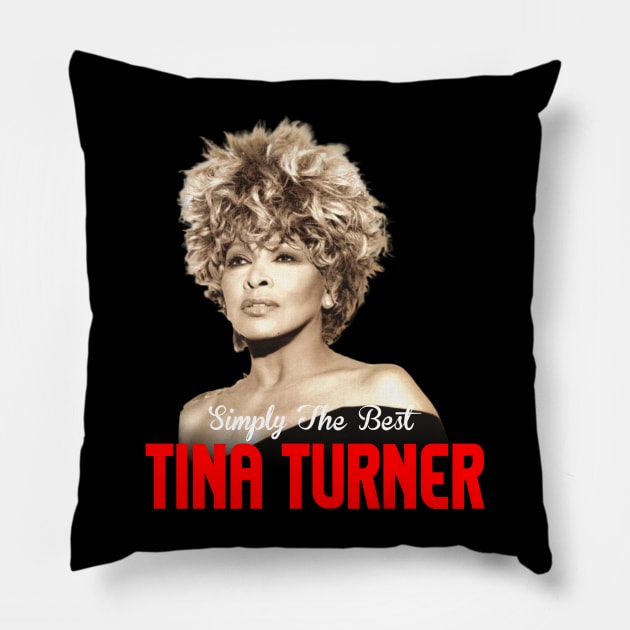 Tina Turner Legendary Singer Pillow by Twister