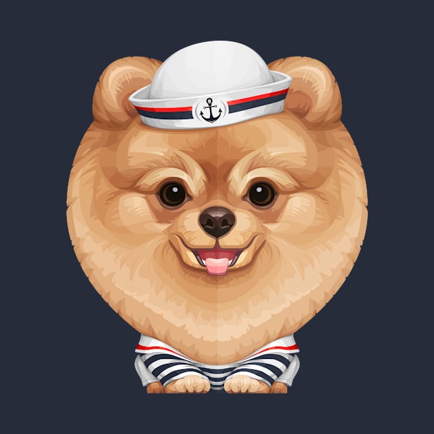 Pomeranian Sailor by stonemask