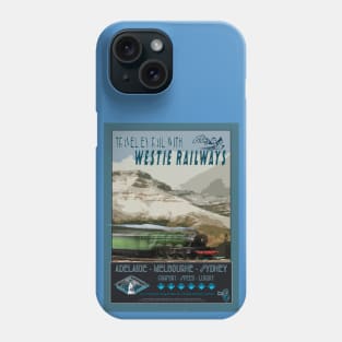 Retro Railway Travel Australia_01 Phone Case