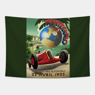 Monte Carlo Grand Prix 1935 Tapestry