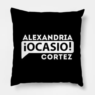 Alexandria Ocasio Cortez Pillow