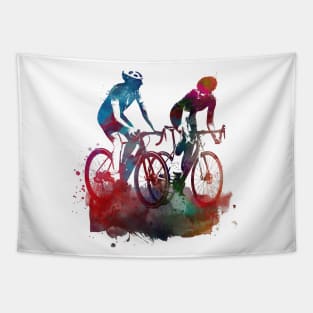 Cycling Bike sport art #cycling #sport Tapestry