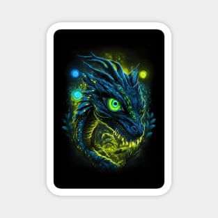 Retro Hypnoscale Dragon Magnet