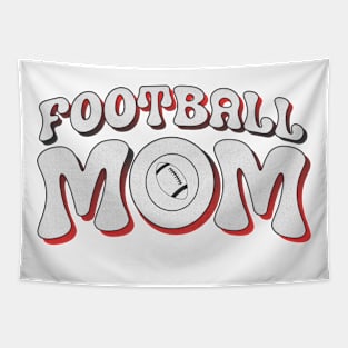 Football Mom Halftone Retro Tapestry