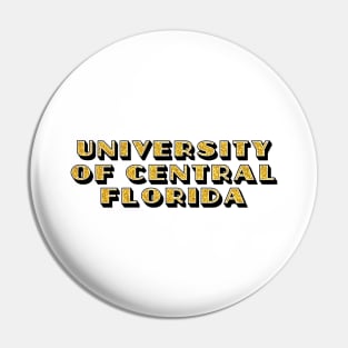 Central Florida glitter lettering Pin