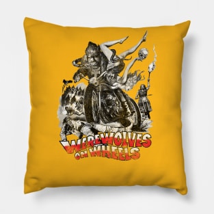 Werewolves on Wheels Pillow