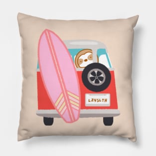 Summer Adventure Awaits Sloth Pillow