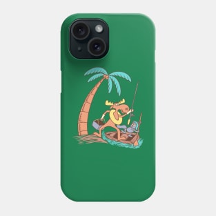 Rocky Bullwinkle on Canoe Phone Case