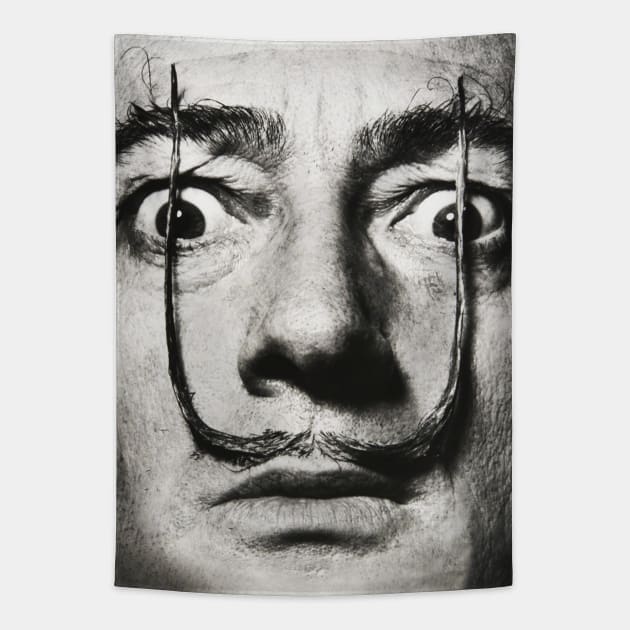 Dali Mustache Tapestry by Scar