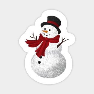 Happy Snowman Magnet