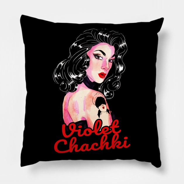 Violet Chachki Shirt Pillow by giuliarenzi