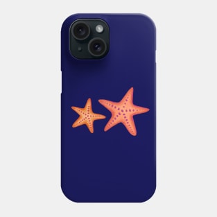 Starfish in coral Phone Case