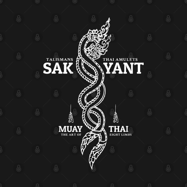 Tattoo Sak Yant Thai Serpent by KewaleeTee