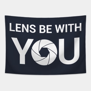 Lens be with you T-shirt Tapestry