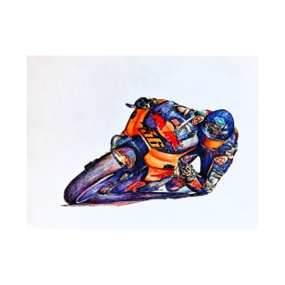 Ballpoint Sketching MotoGP Team No 36 T-Shirt