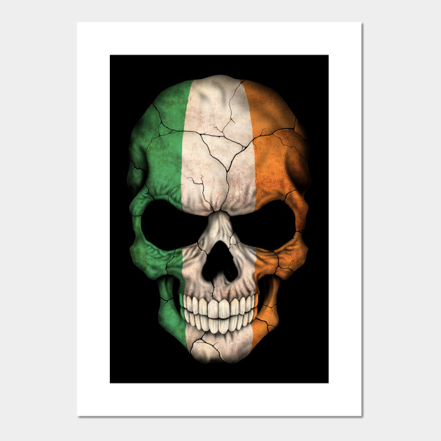 Irish Flag Skull Ireland Posters And Art Prints Teepublic Prints are approximately 8x10 and 11 x 14. teepublic