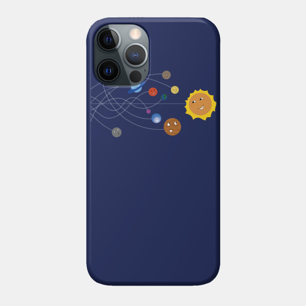 Chasing the Sun - Planet - Phone Case
