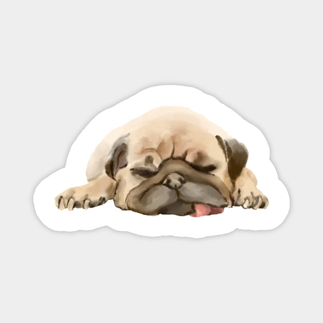 PUGLIFE only image Magnet by ArtInPi