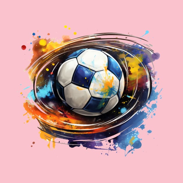 Fantastic colorful soccer ball by javierparra