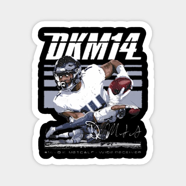 D.K. Metcalf Seattle Touchdown Dive Magnet by caravalo