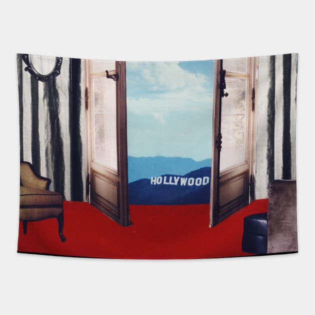 Hollywood Room Tapestry by Luca Mainini