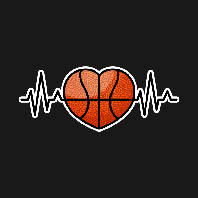 Basketball Heartbeat by Malinda