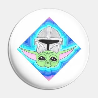 Baby Alien and Bounty Hunter Pin