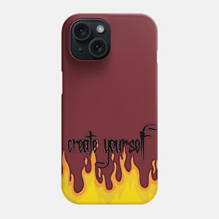 fiery motivation Phone Case