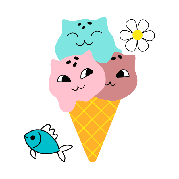 IceCream Cat`s by DirtDeer