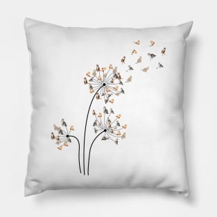 Cat Dandelion Cute Cat Pillow