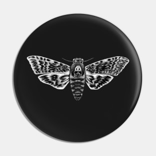 Deaths Head Moth Pin