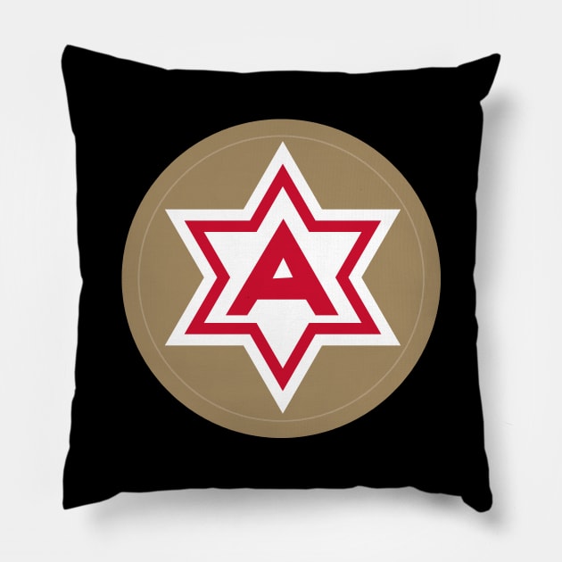 6th United States Army - Type 1 - wo Txt Pillow by twix123844