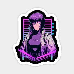 Synthwave GITS Magnet
