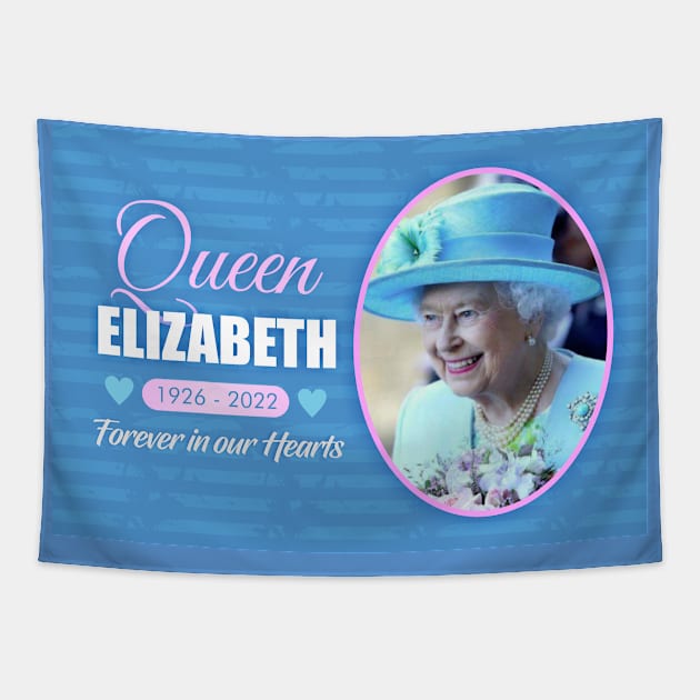 Queen Elizabeth, Queen Elizabeth T Shirt, Queen Elizabeth Sweatshirt, Queen Elizabeth Tee Shirt, Queen Elizabeth Hoodie, Queen Elizabeth Mug, Queen Elizabeth Coffee Mug, Queen Elizabeth Gifts, Queen Elizabeth Gift Ideas, Tapestry by Dale Preston Design