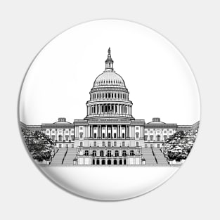 United States Capitol Building Pin