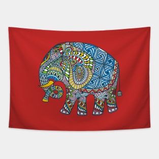 Decorated Indian Elephant Tapestry