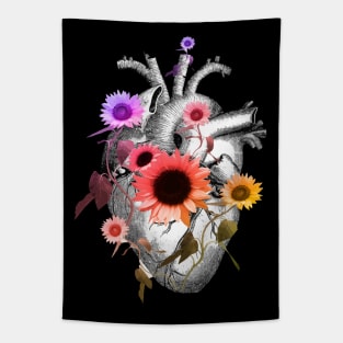 Floral heart 29 Tapestry