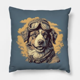 Aviator dog Pillow