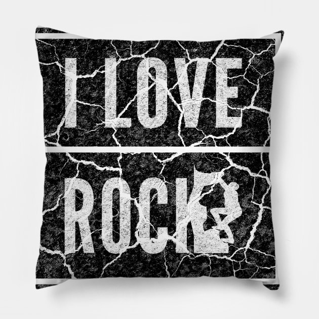 Rock Climber Quote Pillow by GR-ART