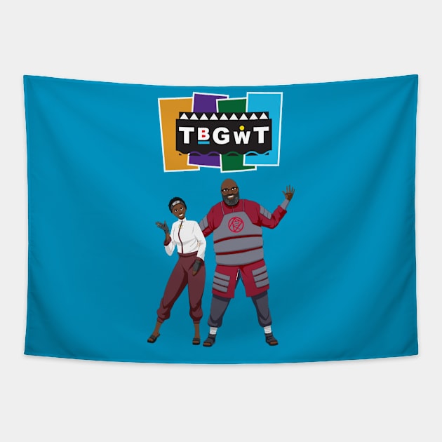 TBGWT Ninjas Tapestry by The Black Guy Who Tips Podcast