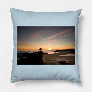 Cullercoats Lifeboat Station Sunrise Pillow