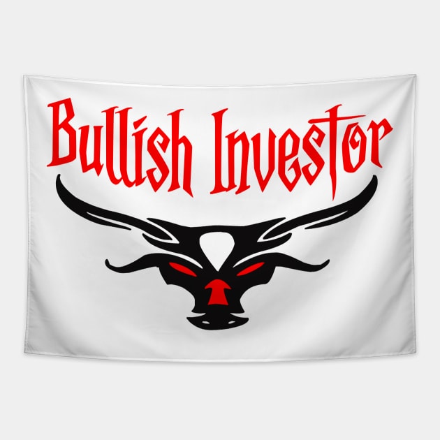 Bullish Investor Tapestry by My Tee Style