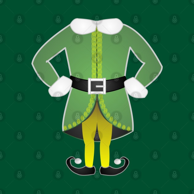 1980s funny matching family christmas santa helper elf costume by Tina